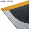 FRITZ HANSEN フリッツ・ハンセン RUG ラグ OCRE オークル 103×130cm