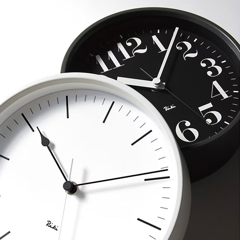 Lemnos レムノス RIKI STEEL CLOCK リキ スチールクロック WR08-25 ウォールクロック 壁掛け時計 Φ204mm