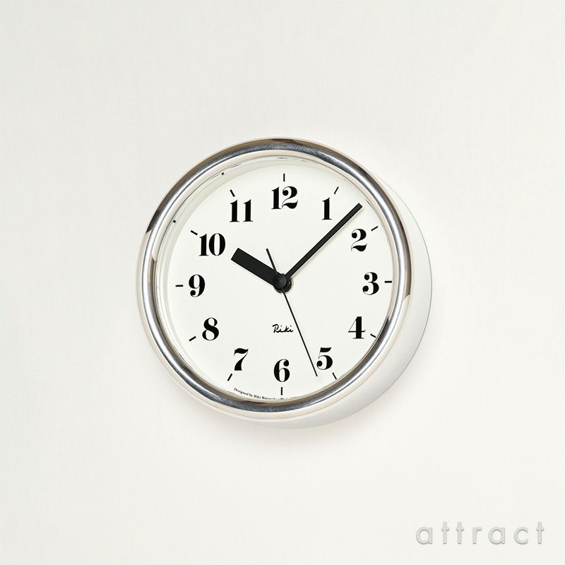 Lemnos レムノス RIKI ALUMINUM CLOCK リキ アルミニウムクロック WR06-29 置き時計 壁掛け時計