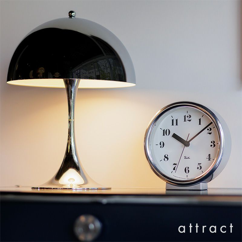 Lemnos レムノス RIKI ALUMINUM CLOCK リキ アルミニウムクロック WR06-29 置き時計 壁掛け時計