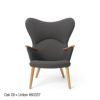 Carl Hansen & Son カール・ハンセン＆サン CH78 ラウンジチェア ママ ベアチェア オーク オイルフィニッシュ ファブリック：Umber アンバー 5色 ネックピロー無し