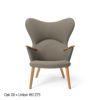 Carl Hansen & Son カール・ハンセン＆サン CH78 ラウンジチェア ママ ベアチェア オーク オイルフィニッシュ ファブリック：Umber アンバー 5色 ネックピロー無し