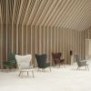 Carl Hansen & Son カール・ハンセン＆サン CH78 ラウンジチェア ママ ベアチェア オーク オイルフィニッシュ ファブリック：Umber アンバー 5色 ネックピロー無し