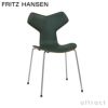 FRITZ HANSEN フリッツ・ハンセン GRAND PRIX グランプリチェア 3130 チェア フロントパディング ナチュラルウッド カラー：ウォルナット 張地：ピュアレザー（フォレストグリーン）