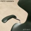 FRITZ HANSEN フリッツ・ハンセン GRAND PRIX グランプリチェア 3230 アームチェア フルパディング 張地：ピュアレザー（フォレストグリーン）