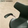 FRITZ HANSEN フリッツ・ハンセン GRAND PRIX グランプリチェア 3231 アームチェア フルパディング 張地：ピュアレザー（フォレストグリーン）