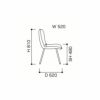ligne roset リーン・ロゼ ROSETCalin Steel Leg ロゼカラン スチールレッグ ダイニング チェア ファブリック：Kランク スチールレッグ カバーリングタイプ