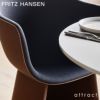 FRITZ HANSEN フリッツ・ハンセン MONOLIT モノリット CM221 ダイニングチェア レザーパイピングありモデル