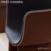 FRITZ HANSEN フリッツ・ハンセン MONOLIT モノリット CM221 ダイニングチェア レザーパイピングありモデル