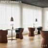 FRITZ HANSEN フリッツ・ハンセン MONOLIT モノリット CM221 ダイニングチェア レザーパイピングありモデル