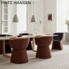 FRITZ HANSEN フリッツ・ハンセン MONOLIT モノリット CM221 ダイニングチェア レザーパイピングありモデル