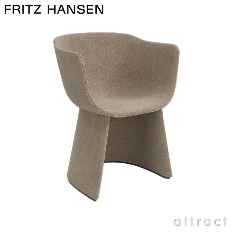 FRITZ HANSEN フリッツ・ハンセン MONOLIT モノリット CM221 ダイニングチェア レザーパイピングありモデル