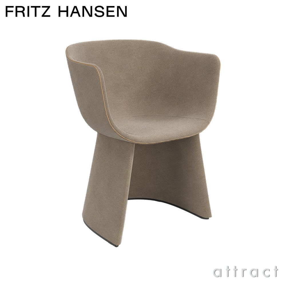 FRITZ HANSEN フリッツ・ハンセン MONOLIT モノリット CM221 ダイニングチェア レザーパイピングありモデル