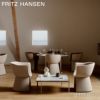 FRITZ HANSEN フリッツ・ハンセン MONOLIT モノリット CM231 ラウンジチェア レザーパイピングありモデル