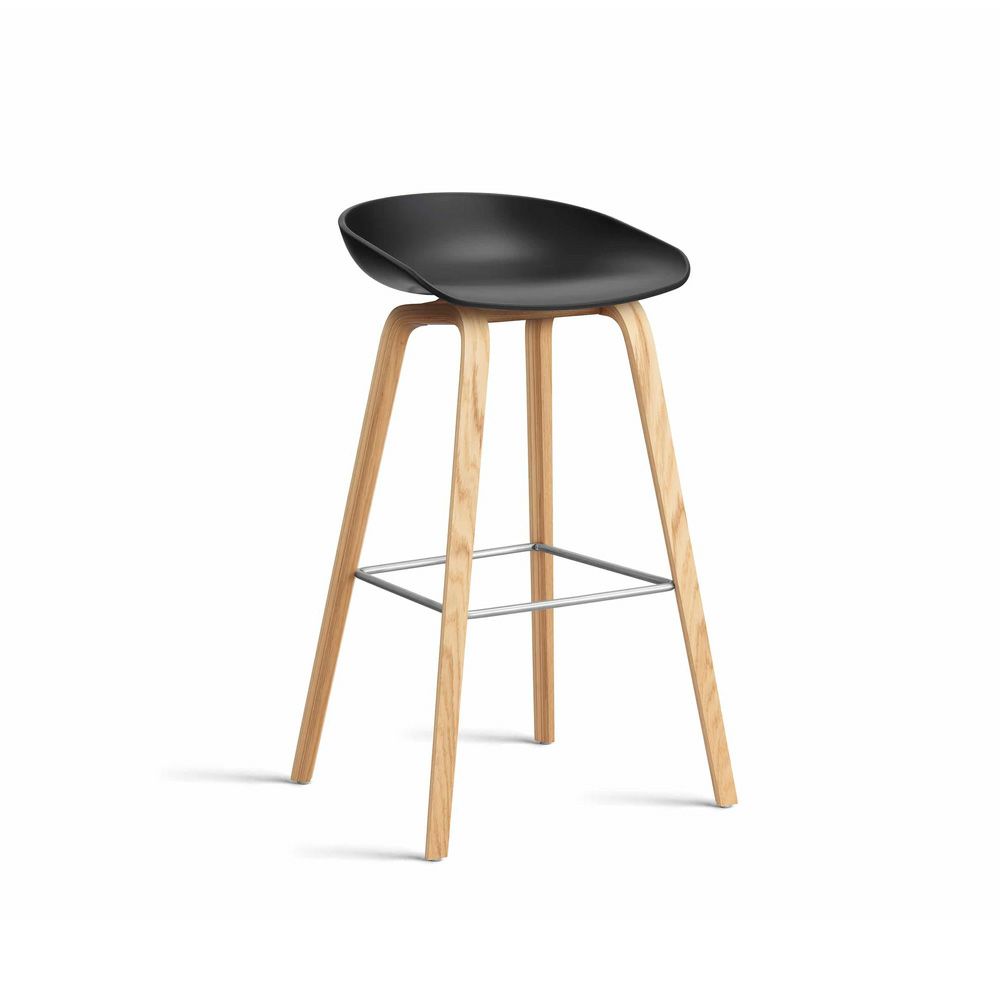 HAY ヘイ About A Chair アバウト ア スツール AAS 32 ver 2.0 High ハイタイプ 85cm カウンターチェア カラー：16色 ベース：オーク（ウォーターラッカー 水性塗装） デザイン：ヒー・ウェリング