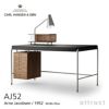 Carl Hansen & Son カール・ハンセン＆サン AJ52 デスク Society Table ソサエティテーブル サイズ：W140cm 天板レザー：2色 ウォルナット (オイルフィニッシュ) デザイン：アルネ・ヤコブセン