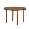 Artek アルテック TABLE 91 テーブル 91 サイズ：Φ125cm 厚み 4cm カラー：ウォールナットステイン 高さ：H72・H74cm デザイン：アルヴァ・アアルト