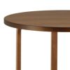 Artek アルテック TABLE 91 テーブル 91 サイズ：Φ125cm 厚み 4cm カラー：ウォールナットステイン 高さ：H72・H74cm デザイン：アルヴァ・アアルト