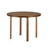 Artek アルテック TABLE 90A テーブル 90A サイズ：Φ100cm 厚み4cm 4本脚　カラー：ウォールナットステイン 高さ：H72・H74cm デザイン：アルヴァ・アアルト