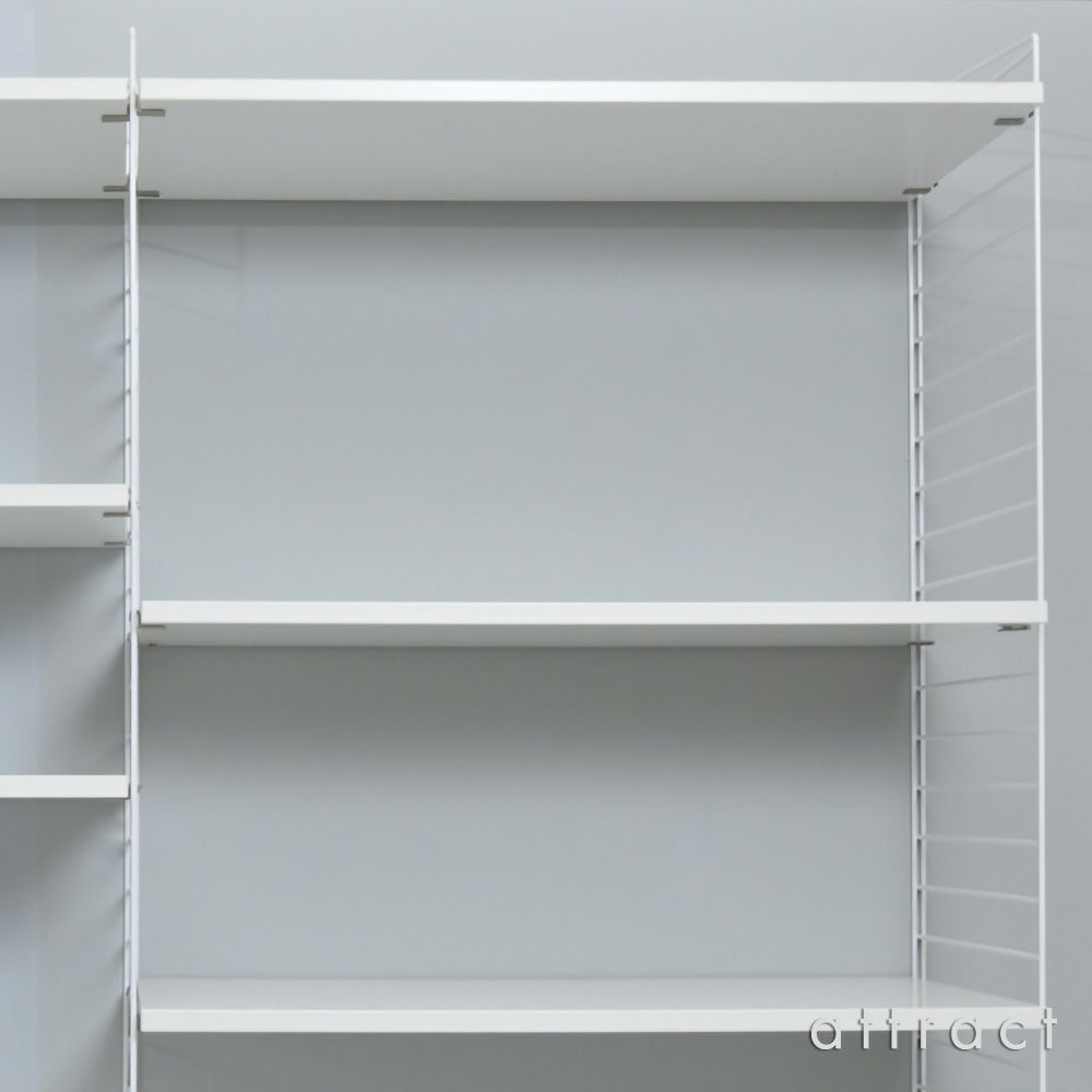 String System ストリング システム オリジナルコンビネーション パッケージセット A001 W160×D30×H200cm デスク 収納 カラー：ホワイト