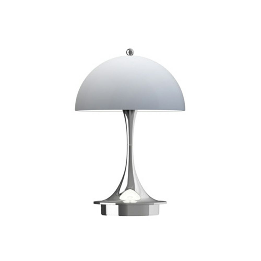 Louis Poulsen ルイスポールセン Panthella 160 Portable パンテラ 160 ポータブル （V3） テーブルランプ カラー：オパール・ブルー・グレー クローム デザイン：ヴェルナー・パントン