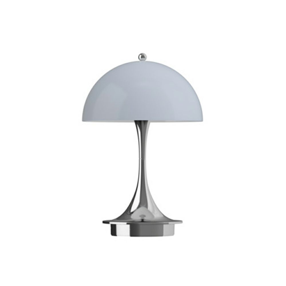 Louis Poulsen ルイスポールセン Panthella 160 Portable パンテラ 160 ポータブル （V3） テーブルランプ カラー：オパール・ブルー・グレー クローム デザイン：ヴェルナー・パントン