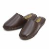 WINCL ウィンクル Leather Slippers レザースリッパ ダークブラウン