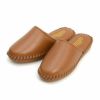 WINCL ウィンクル Leather Slippers レザースリッパ ブラウン