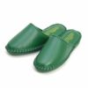 WINCL ウィンクル Leather Slippers レザースリッパ グリーン