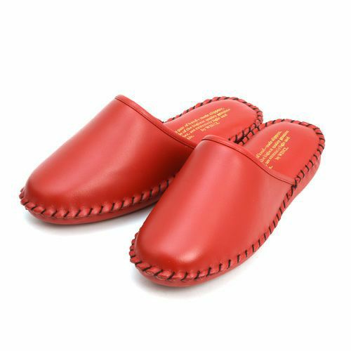 WINCL ウィンクル Leather Slippers レザースリッパ ステア革 本革スリッパ カラー：5色 （LLサイズ・約25.5～26.5cm）