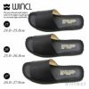 WINCL ウィンクル Leather Slippers レザースリッパ ステア革 本革スリッパ 前あきタイプ カラー：2色 （男性用 25サイズ・約24.0～25.0cm）