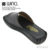 WINCL ウィンクル Leather Slippers レザースリッパ ステア革 本革スリッパ 前あきタイプ カラー：2色 （男性用 25サイズ・約24.0～25.0cm）