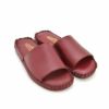 WINCL ウィンクル Leather Slippers レザースリッパ ステア革 本革スリッパ 前あきタイプ カラー：2色 （女性用 24サイズ・約22.0～23.0cm）