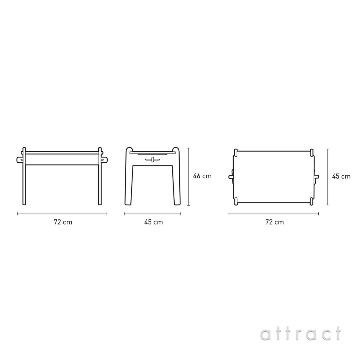 Carl Hansen & Son カール・ハンセン＆サン CH411 Peter's Table ピーターズ テーブル チルドレン 子供用 デスク ビーチ（無塗装） デザイン：ハンス・J・ウェグナー