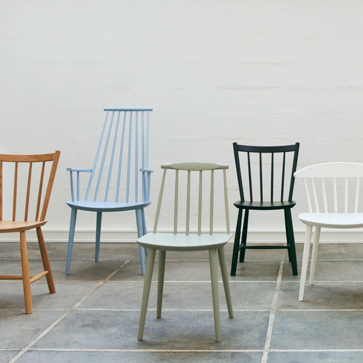 HAY ヘイ J-Series J41 アームレスチェア ダイニングチェア カラー：8色 ビーチまたはオーク デザイン：ボーエ・モーエンセン