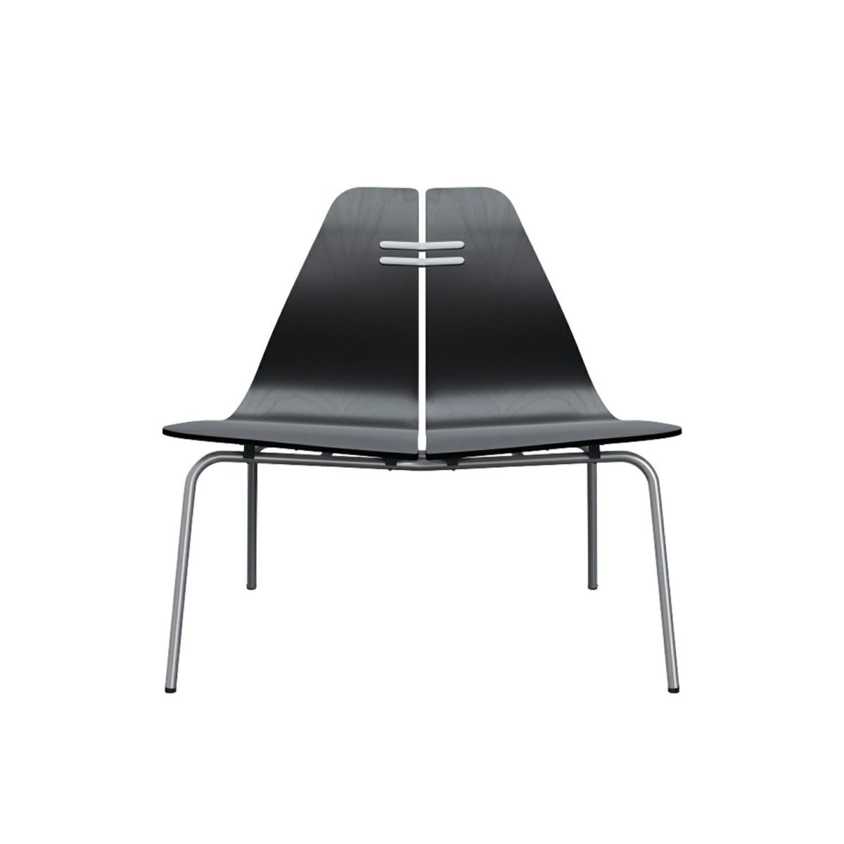FRITZ HANSEN フリッツ・ハンセン PK23 ラウンジチェア カラードアッシュ カラー：ブラック ベースカラー：2色 デザイン：ポール・ケアホルム