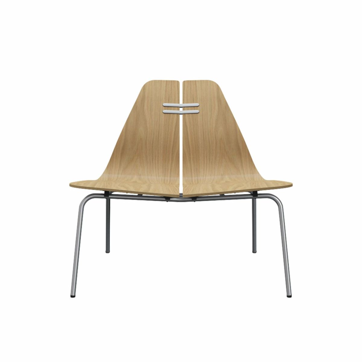 FRITZ HANSEN フリッツ・ハンセン PK23 ラウンジチェア カラー：オーク ベースカラー：ステンレススチール デザイン：ポール・ケアホルム