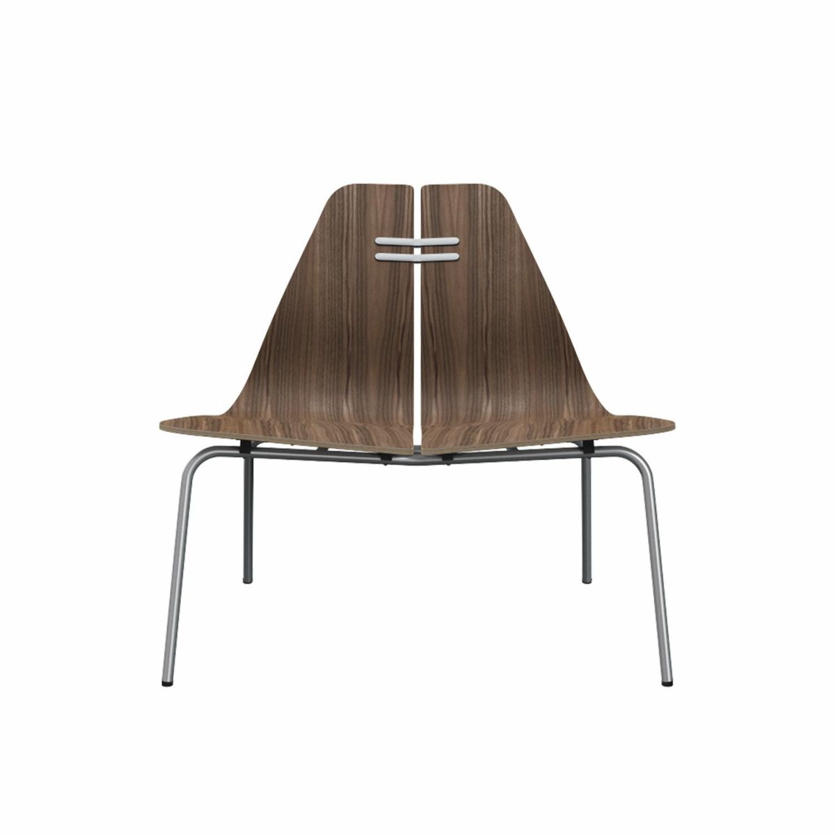 FRITZ HANSEN フリッツ・ハンセン PK23 ラウンジチェア カラー：ウォルナット ベースカラー：ステンレススチール デザイン：ポール・ケアホルム