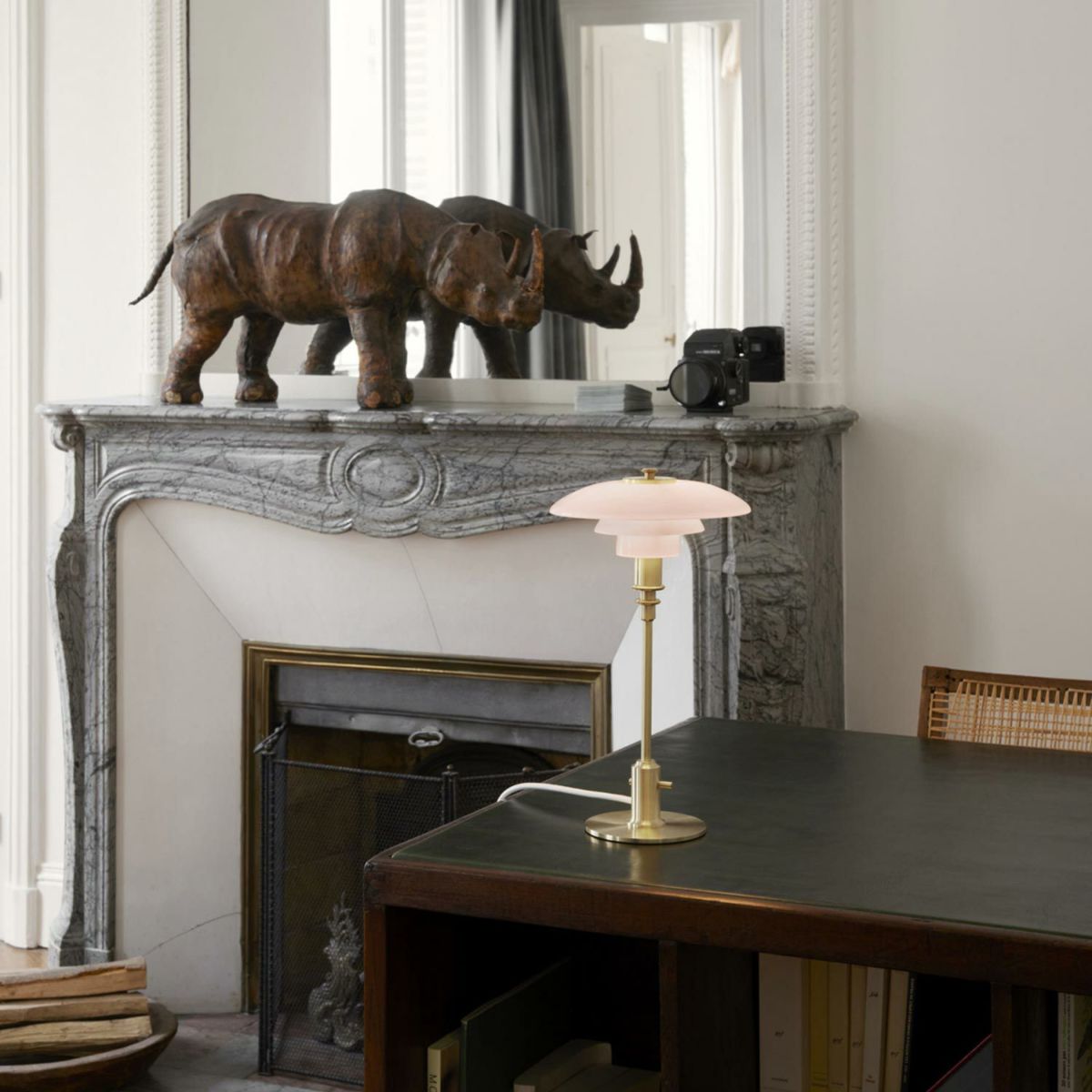 Louis Poulsen ルイスポールセン PH 2/1 Table テーブルランプ スタンドライト Φ200mm カラー：ペール・ローズ デザイン：ポール・ヘニングセン