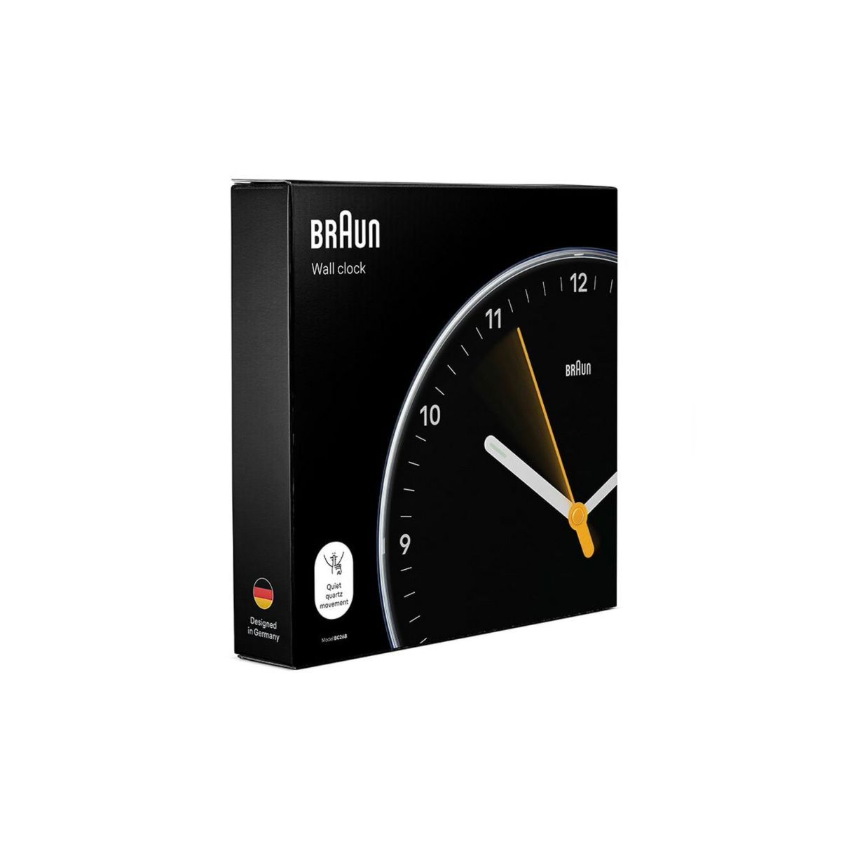 BRAUN ブラウン Wall Clock ウォールクロック 壁掛け時計 BC26 サイズ：Φ23cm カラー：2色 デザイン：デートリッヒ・ルブス