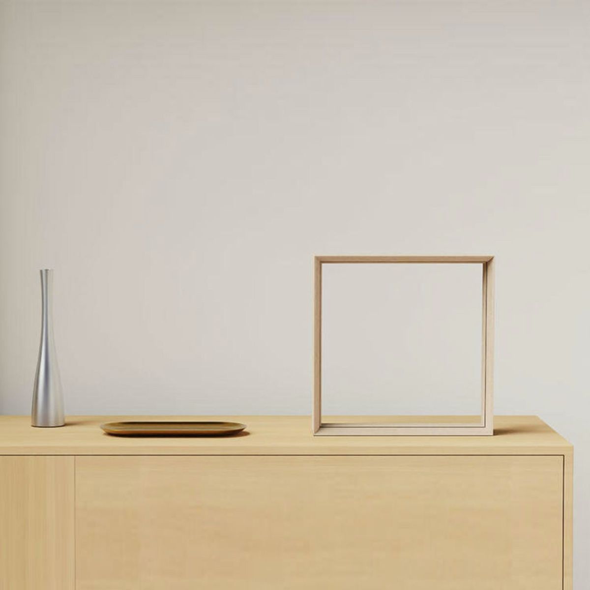 METAPHYS メタフィス fufua フーファ 25090-25091 Display Frame ディスプレイフレーム タイプ：スクエア レクタングル 国産ひのき材 デザイン：ムラタ チアキ ダイワ産業