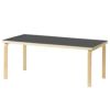 Artek アルテック TABLE 86 テーブル 86 サイズ：210×100cm 厚み 5cm カラー：３色 デザイン：アルヴァ・アアルト