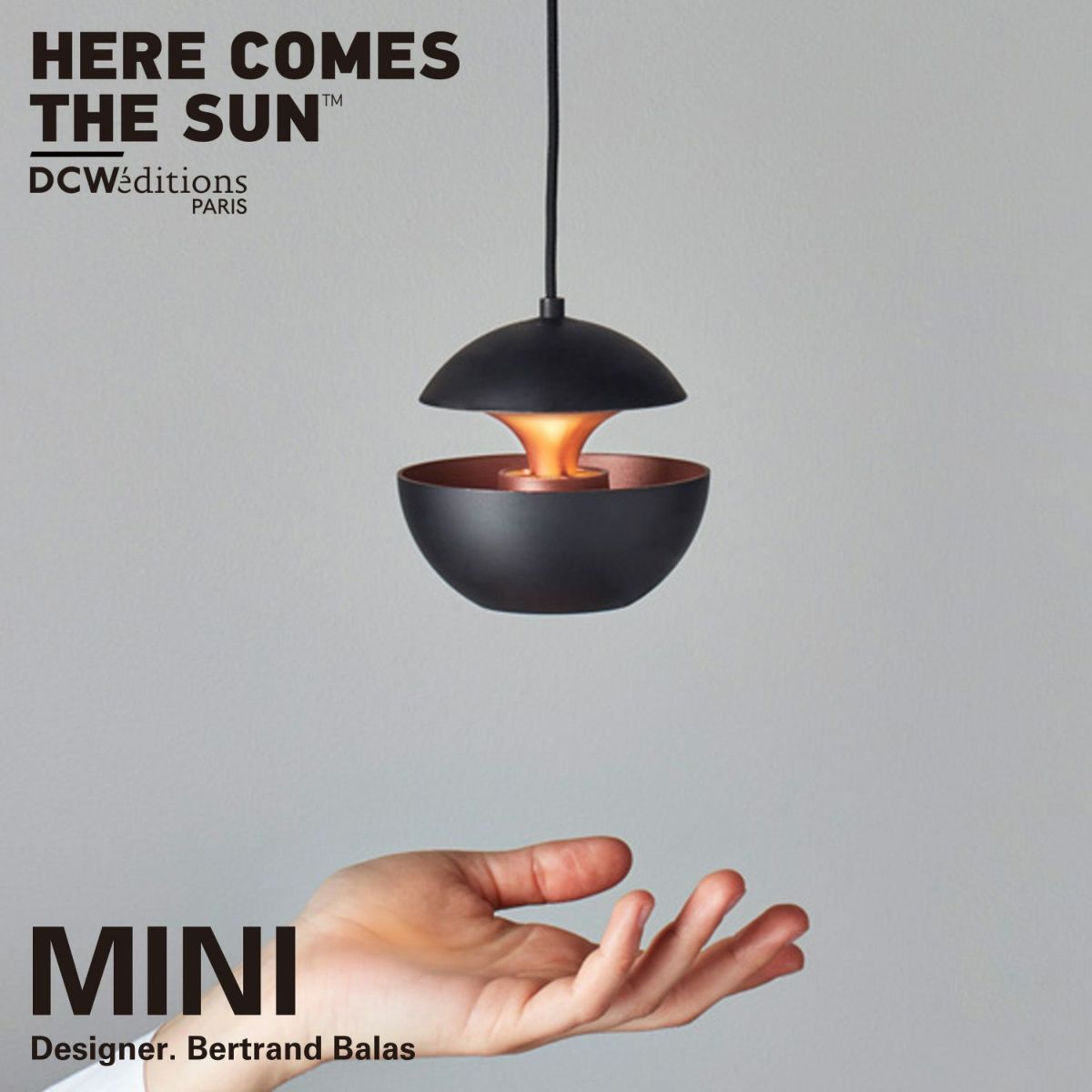 DCW editions ディーシーダブリュー エディションズ HERE COMES THE SUN MINI ヒア・カムズ・ザ・サン ミニ ペンダントランプ Φ100 カラー：4色 デザイン：ベルトラン・バラス