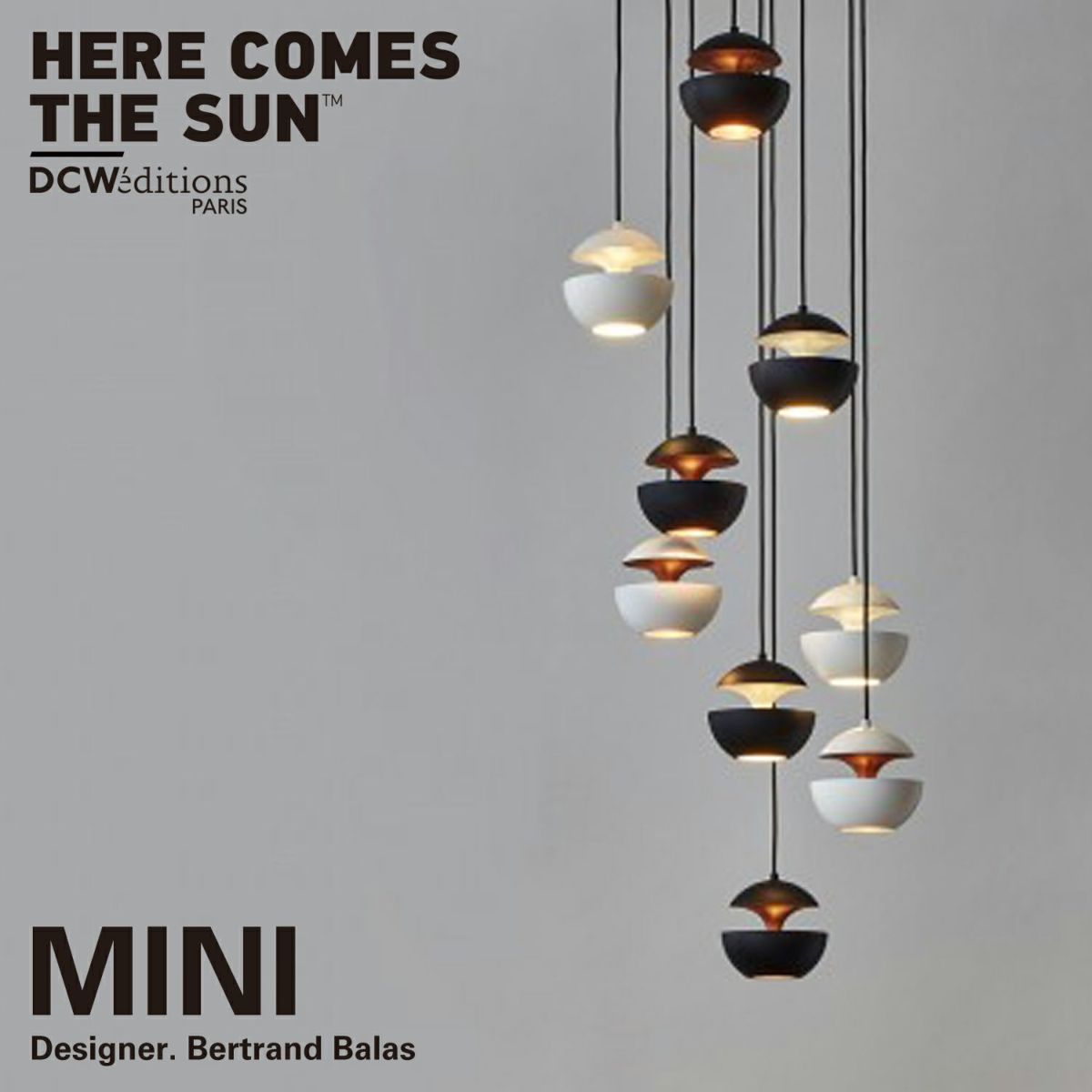 DCW editions ディーシーダブリュー エディションズ HERE COMES THE SUN MINI ヒア・カムズ・ザ・サン ミニ ペンダントランプ Φ100 カラー：4色 デザイン：ベルトラン・バラス