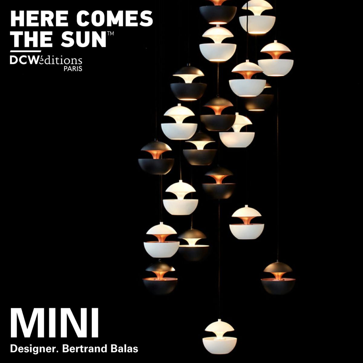DCW editions ディーシーダブリュー エディションズ HERE COMES THE SUN MINI ヒア・カムズ・ザ・サン ミニ ペンダントランプ Φ100 カラー：4色 デザイン：ベルトラン・バラス