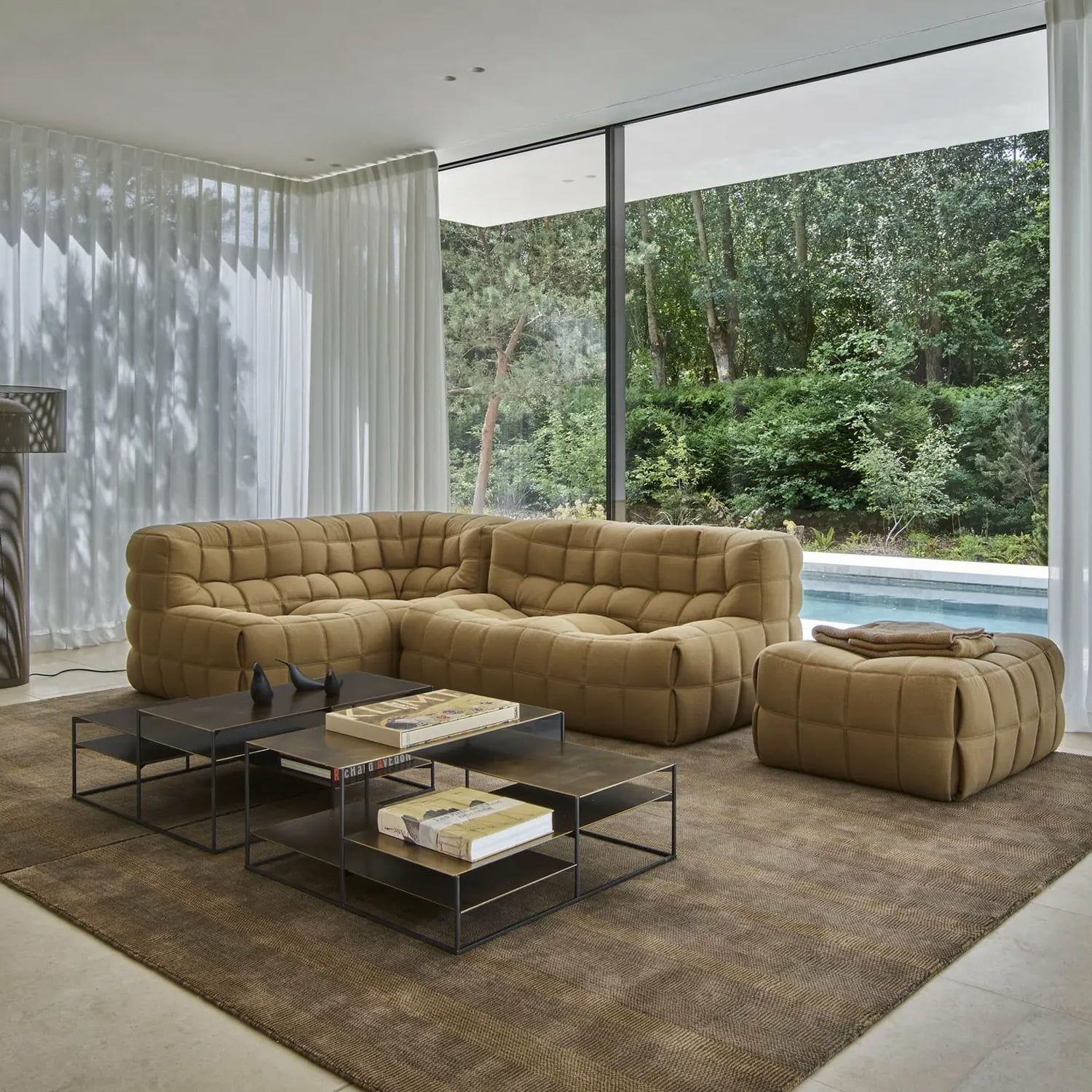 ligne roset リーン・ロゼ ROSETKashima ロゼカシマ 2P ソファ 2人掛け ファブリック：Lランク（ウルトラスエード HP） デザイン：ミッシェル・デュカロワ