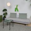 ligne roset リーン・ロゼ ROSETPrado ロゼプラド 1P ソファ 1人掛け ファブリック：Lランク（ウルトラスエード HP） 背クッション：1点セット デザイン：クリスチャン・ウェルナー