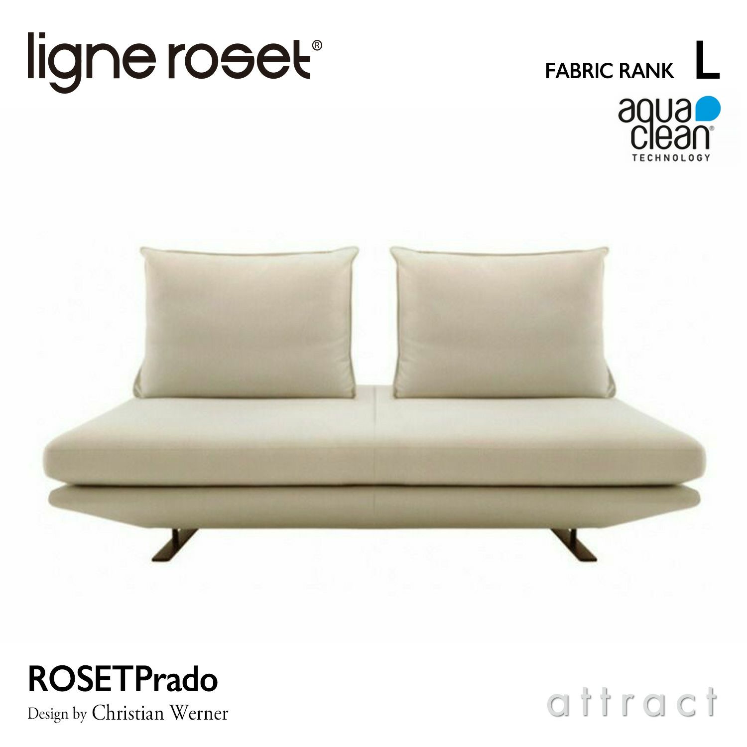 ligne roset リーン・ロゼ ROSETPrado ロゼプラド 2P ソファ 2人掛け