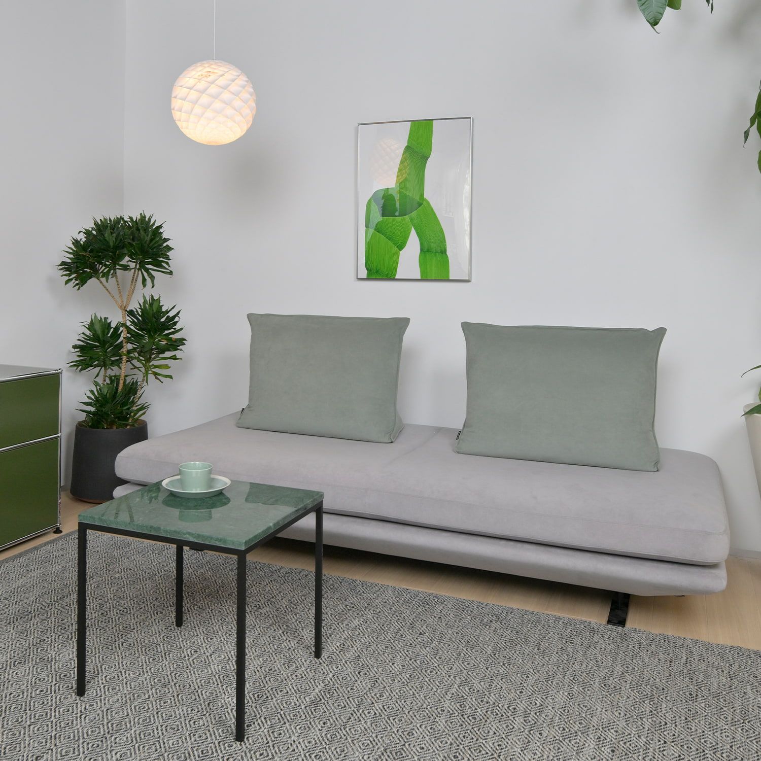 ligne roset リーン・ロゼ ROSETPrado ロゼプラド 3P ソファ 3人掛け ファブリック：Lランク（ウルトラスエード HP） 背クッション：3点セット デザイン：クリスチャン・ウェルナー