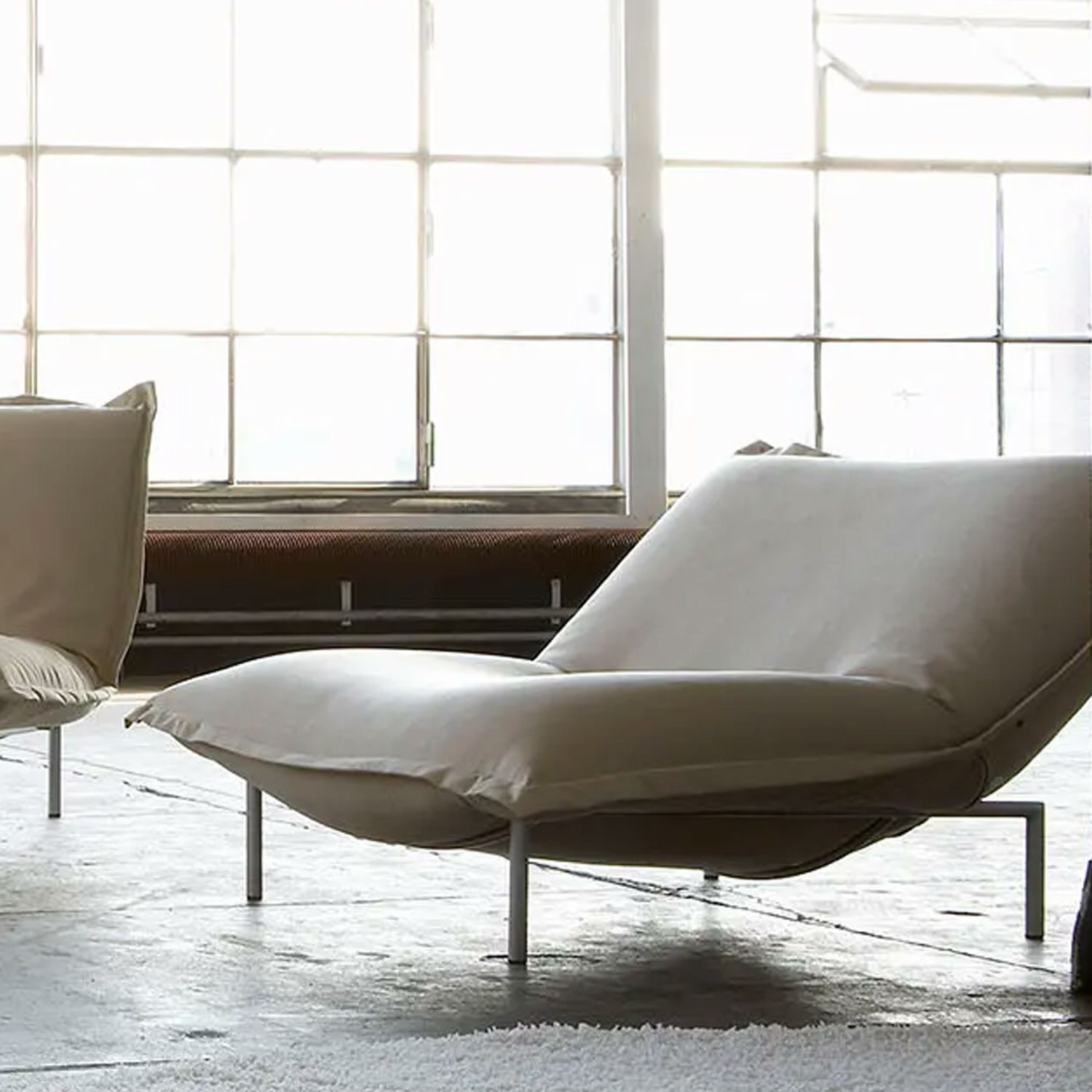 ligne roset リーン・ロゼ ROSETCalin type-1 ロゼカラン タイプ1 2P ソファ 2人掛け ファブリック：Lランク（ウルトラスエード HP） ベース：スチールレッグ カバーリングタイプ リクライニング付き デザイン：パスカル・ムールグ